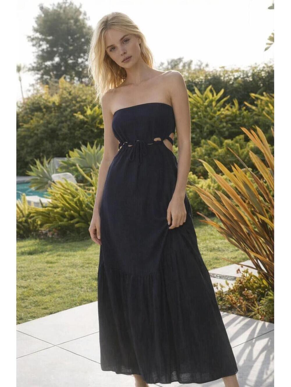Free People Beaming Maxi Dress Size S